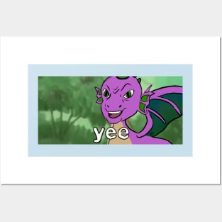 Spike the Dragon meme Posters and Art